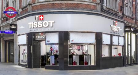 Tissot's boutique on Oxford Street, London
