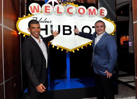 Adam Pliska, President of the World Poker Tour and Ricardo Guadalupe, CEO of Hublot,