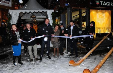 Opening of the Zenith boutique in Zermatt