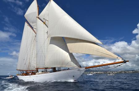 Altair, the winner of the Panerai Transat Classique 2015