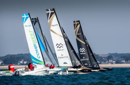 Spi Ouest France Intermarché regatta - Trimarans Spindrift Racing - Zenith - © Eloi Stichelbaut