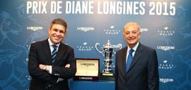 Juan-Carlos Capelli, Vice-President of Longines and Head of International Marketing, and Bertrand Bélinguier, President of France Galop