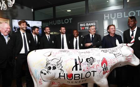 When players of Juventus paid a visit to Hublot