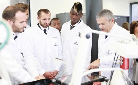 When players of Juventus paid a visit to Hublot