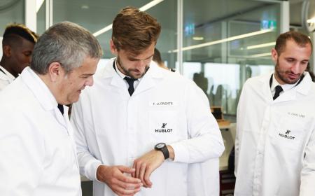 When players of Juventus paid a visit to Hublot