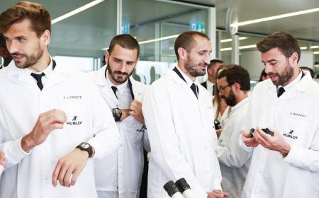 When players of Juventus paid a visit to Hublot