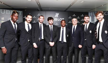 When players of Juventus paid a visit to Hublot