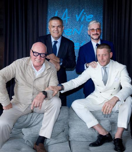 Ricardo Guadalupe, Jean-Claude Biver, Andrea Tessitore, Lapo Elkann