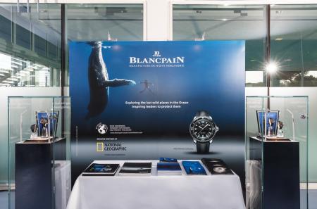 Blancpain's booth during the World Ocean Summit 2015