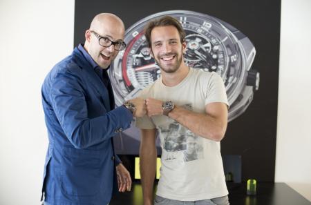 Vincent Perriard, CEO of HYT, and Jean-Eric Vergne