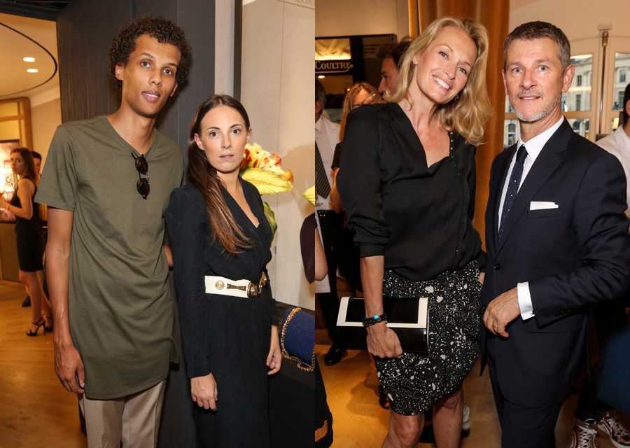 Stromae and Coralie Barbier - Estelle Lefébure and Franck Robinet General manager France of Jaeger-LeCoultre ©François Goizé