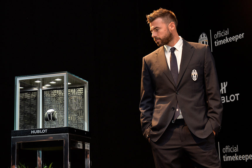 Big Bang Unico Bi-Retrograde Juventus - Andrea Barzagli ©LaPresseBig Bang Unico Bi-retrograde Juventus - Andrea Barzagli ©LaPresse