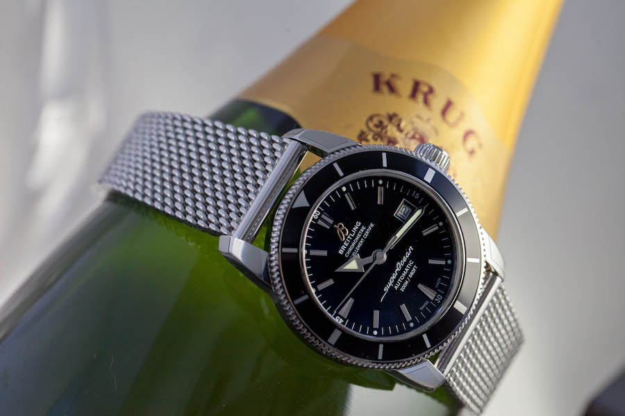 Breitling Superocean Heritage 42 watch - Steel - Blakc Volcano dial - Sefwinding Breitling 17 caliber - Ocean Classic bracelet