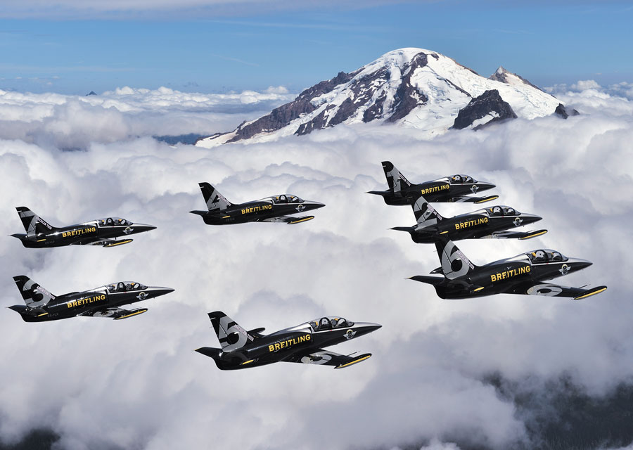 Breitling Jet Team - American Tour - Mount Baker