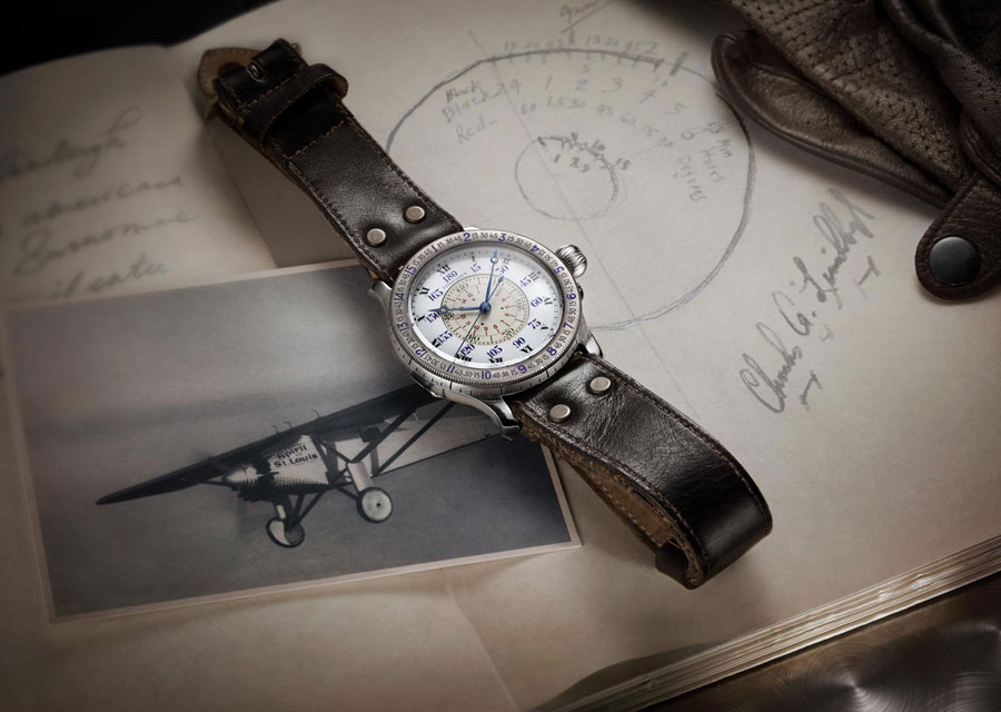 The original Longines Hour Angle watch of Charles Lindbergh