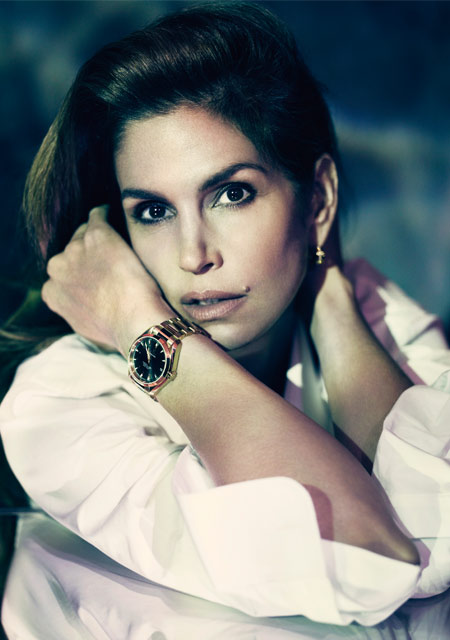 2015 - Cindy Crawford, Omega ambassador since 20 years