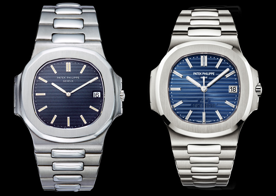 Patek Philippe Nautilus - The first 1976' first edition and the 2016' 40th anniversary special edition