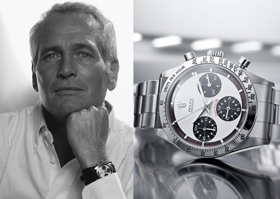 Paul Newman -1965 - Daytona cadran noir et blanc Paul Newman- ©Rolex/Jean-Daniel Meyer