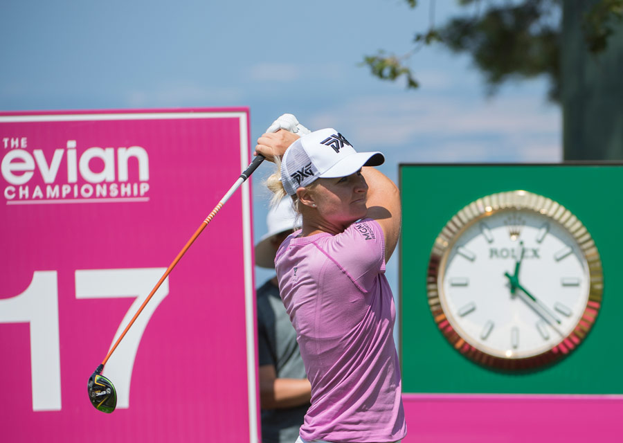 Anna Norqvist, Rolex Testimonee, on hole n°17