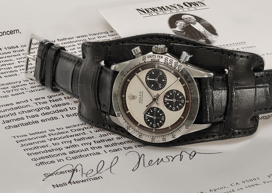 Paul Newman's original Daytona auctioned on October, 26th of 2017
