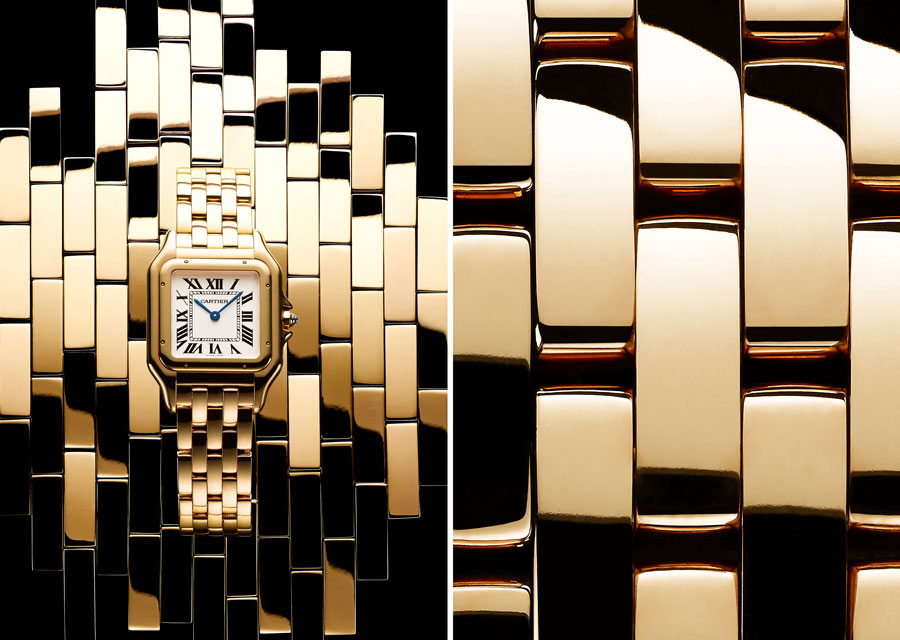 The Panthère de Cartier in yellow gold