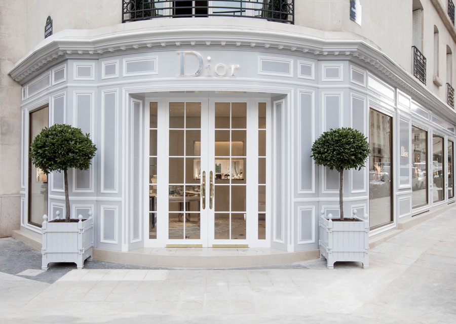 The new Dior Fine Jewellery ane Timepieces boutique, avenue Montaigne