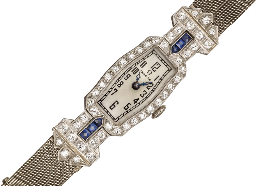 Omega Art Déco jewelry wristwatch - 1940