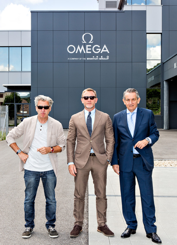 Daniel Craig, Nick Hayek and Stephen Urquhart