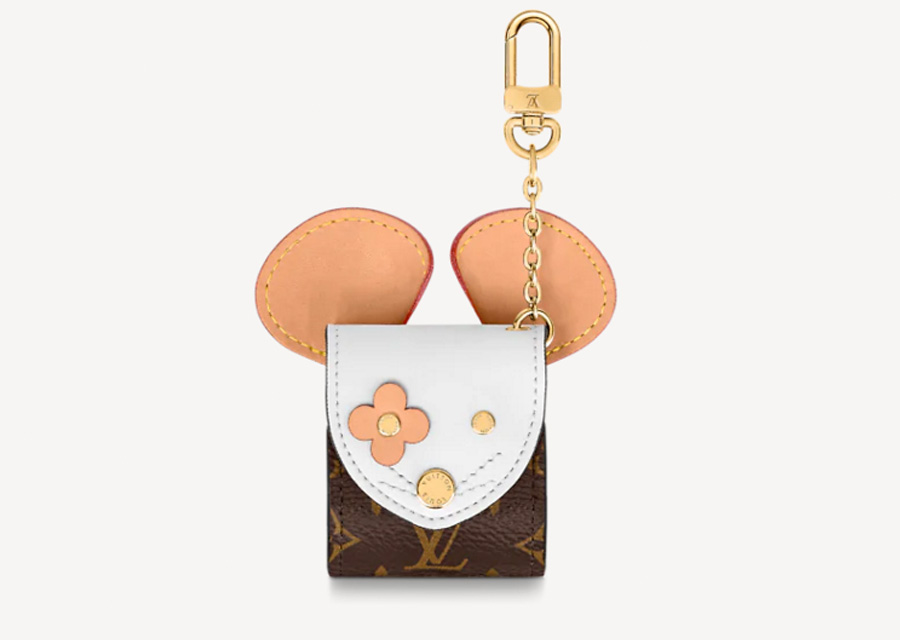 LOUIS VUITTON Earphone case Monogram Etui-Earphone Cat AirPods Pro