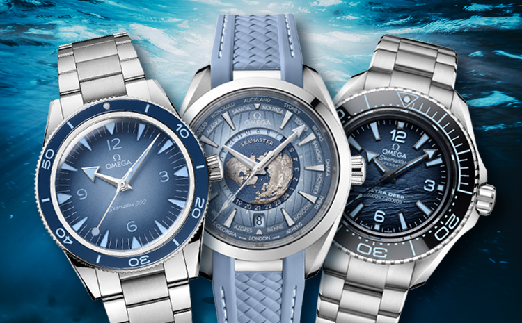 Omega celebrates 75 years of the Seamaster with 11 new Summer Blue models  across the collection (Live Video & Pics!)