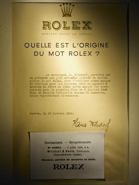 Rolex original certificate - 1908