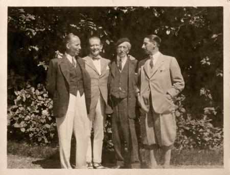 Alfred Cartier and his three sons in 1922