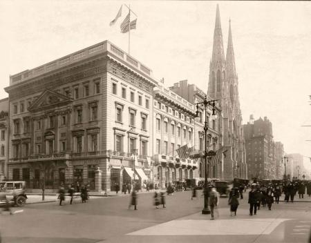 The Cartier boutique in New York in 1922