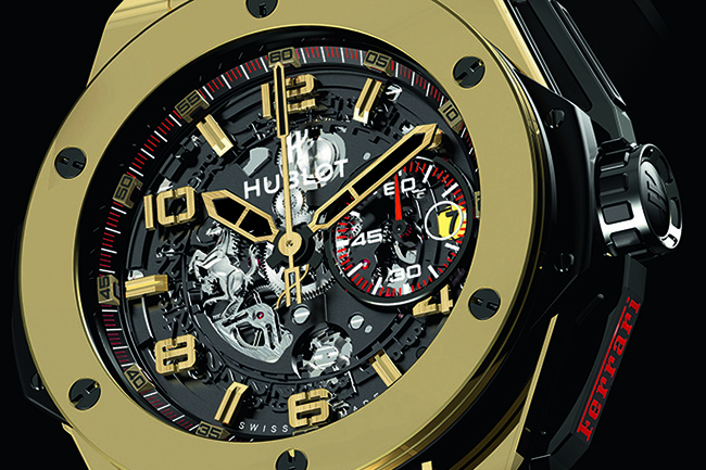 hublot big bang ferrari magic gold