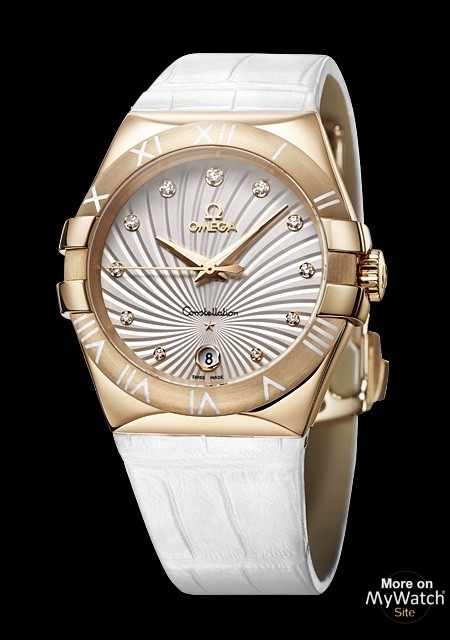 omega constellation ladies diamond