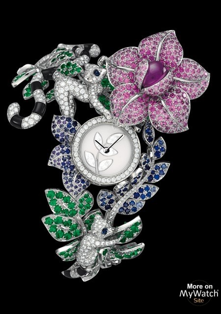 Montre Haute Joaillerie motif makis