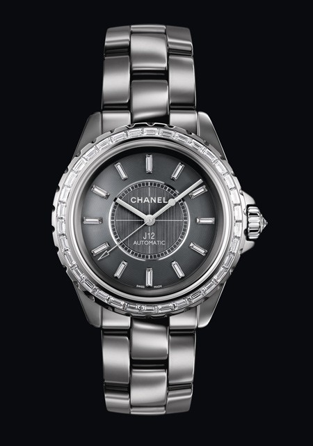 Watch Chanel J12 Chromatic J12 H2913 Titanium Ceramic Baguette cut Diamonds 38mm