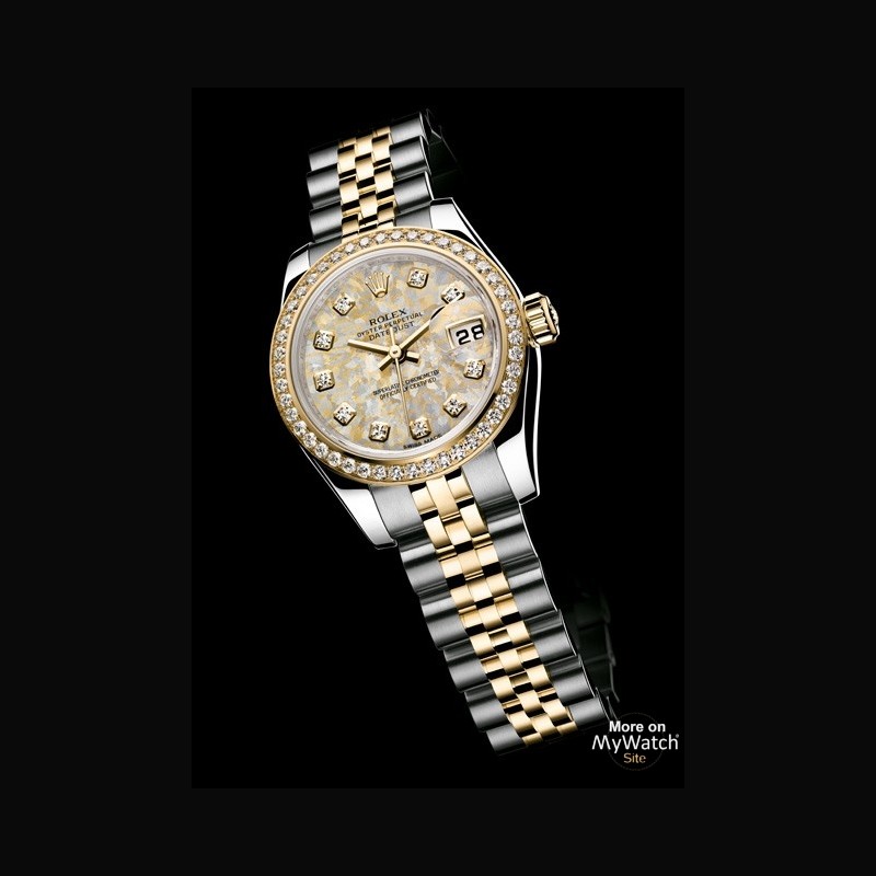Watch Rolex Lady-Datejust | Oyster Perpetual 179383-63133 Yellow 