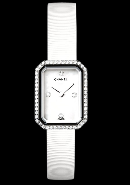 Watch Chanel Première | Première H2433 Steel - Diamonds - Rubber