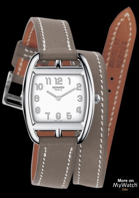 hermes cape cod tonneau watch