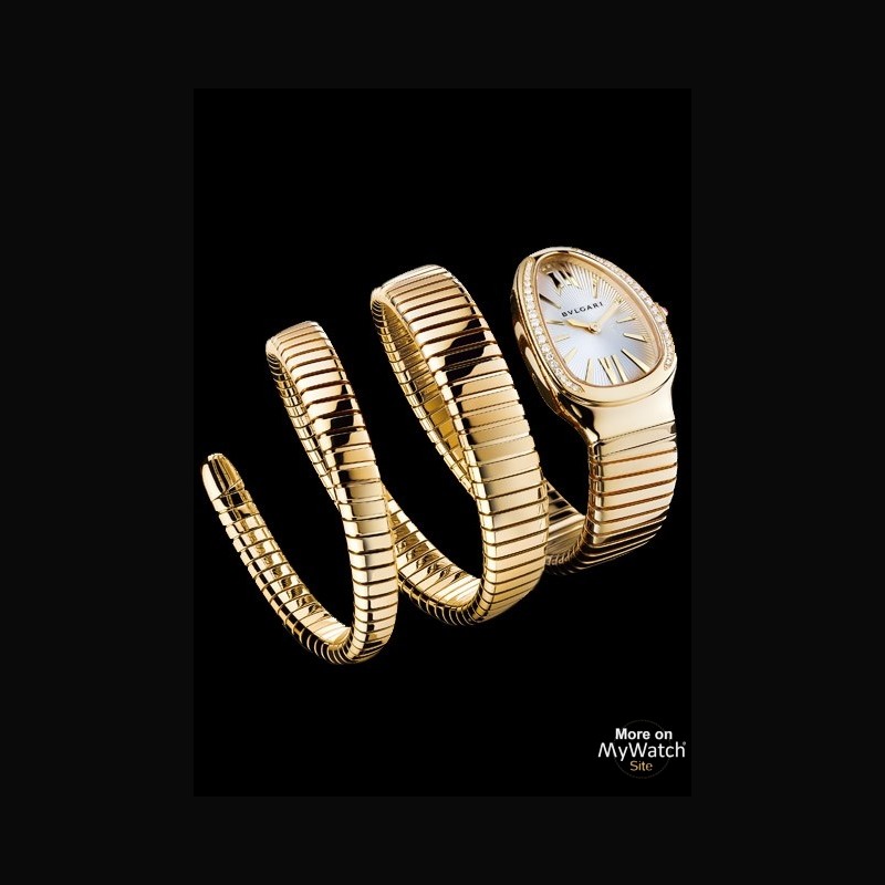 Watch Bvlgari Serpenti | Serpenti  Yellow Gold - Diamonds -  Double Coil