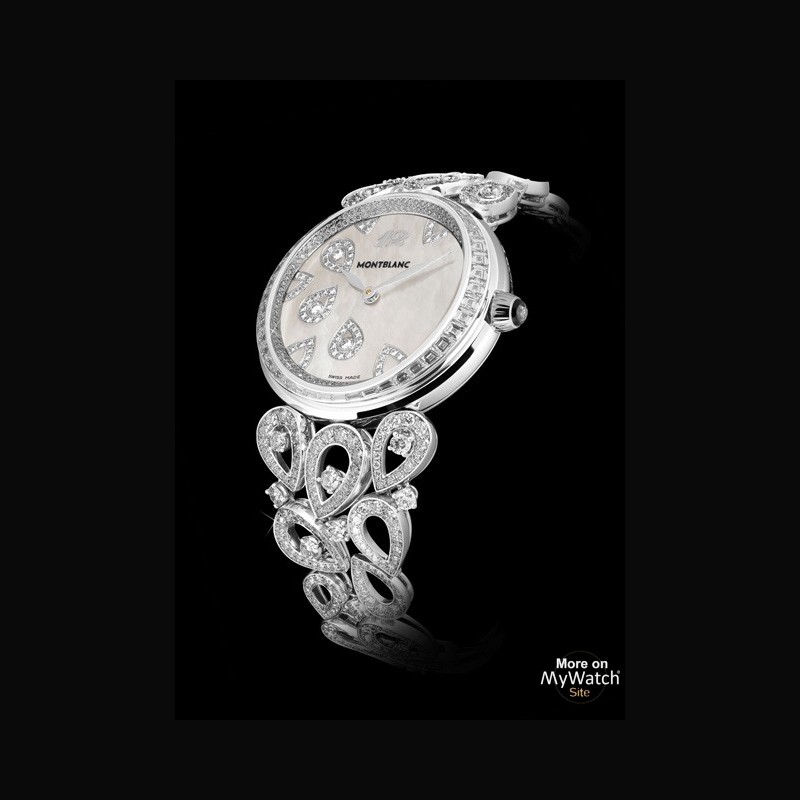 Watch Montblanc Pétales de Rose motif | Collection Princesse Grace de ...