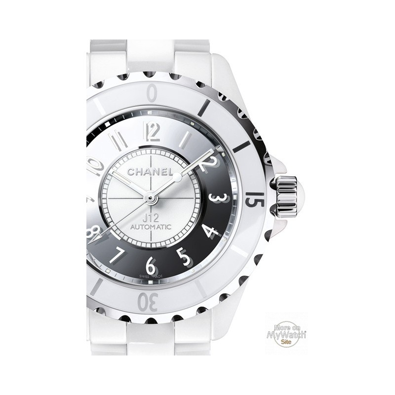 Chanel H4862 J12 White Ceramic Mirror Dial Automatic Women's Watch