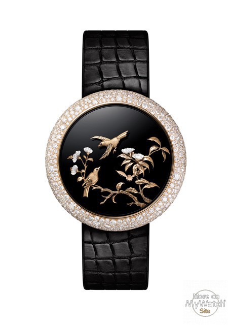 Mademoiselle Privé Coromandel Sculpted Gold - Flying Birds - 5