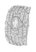 Signature Diamant Secret Watch