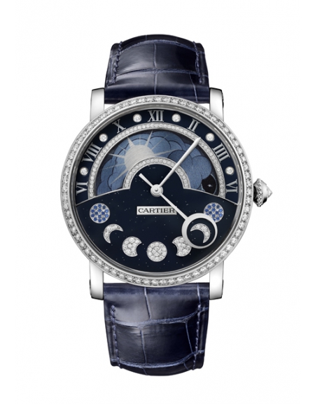 Rotonde de Cartier Day Night retrograde Moon Phases