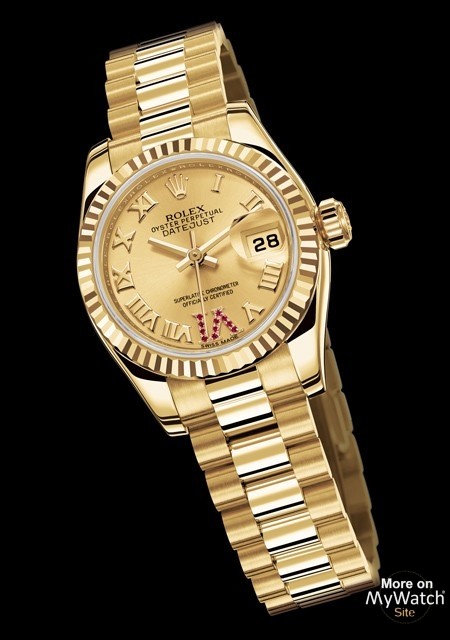 rolex oyster perpetual datejust gold with diamonds