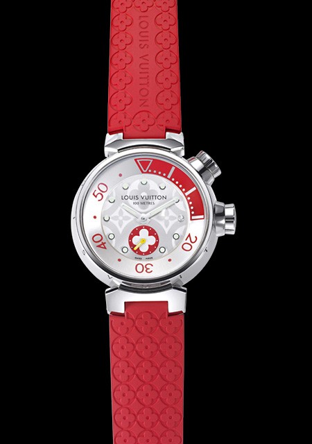 Watch Louis Vuitton Tambour Diving Lady Poppy Tambour Diving