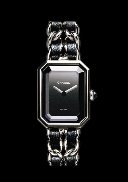 Watch Chanel Première | Première H0451 Steel - Black Leather