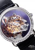 Ronde Louis Cartier XL flamed gold watch